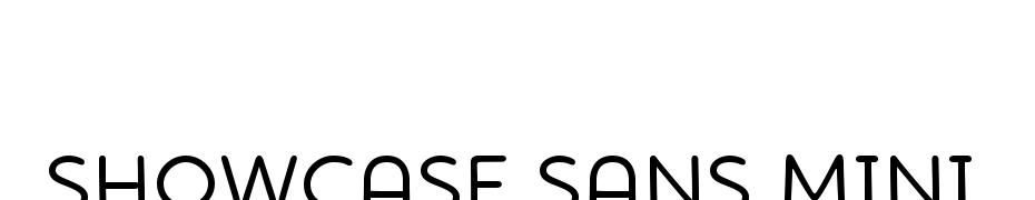 Showcase Sans Mini cкачати шрифт безкоштовно